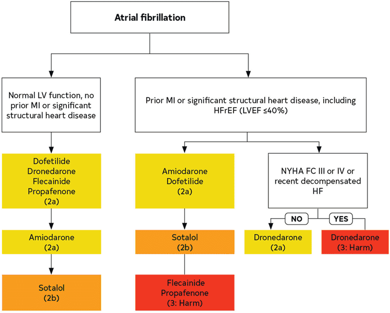 2023 ACC/AHA AF — Figure 23 Drug Therapy for Maintenance of Sinus Rhythm