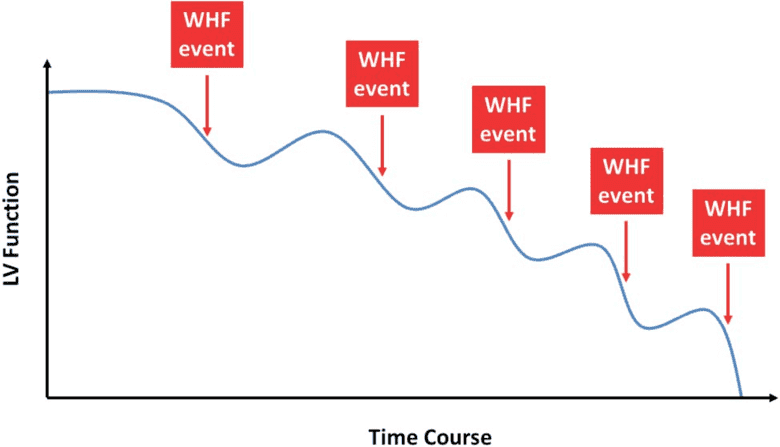 CHF 共識 — Figure 7 惡化型心衰竭病程