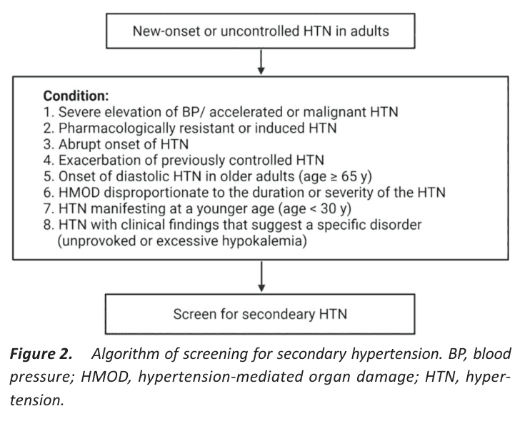 Figure 2 secondary hypertension screening algorithm