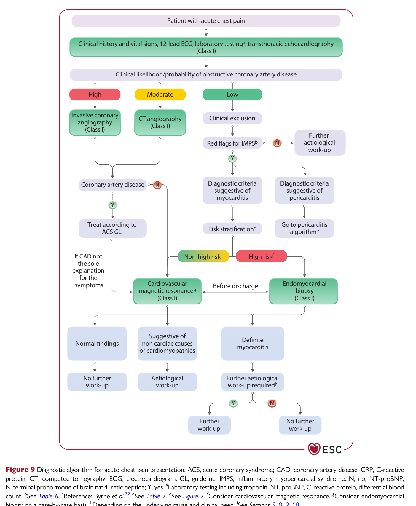 2025 ESC Myocarditis & Pericarditis — Figure 9