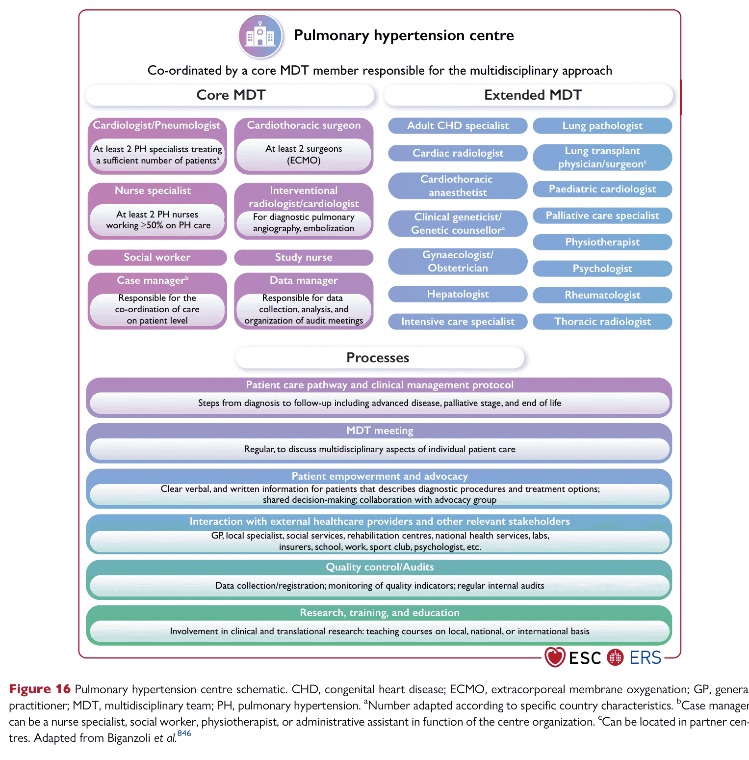 ESC PH 2022 — Figure 16 PH centre schematic
